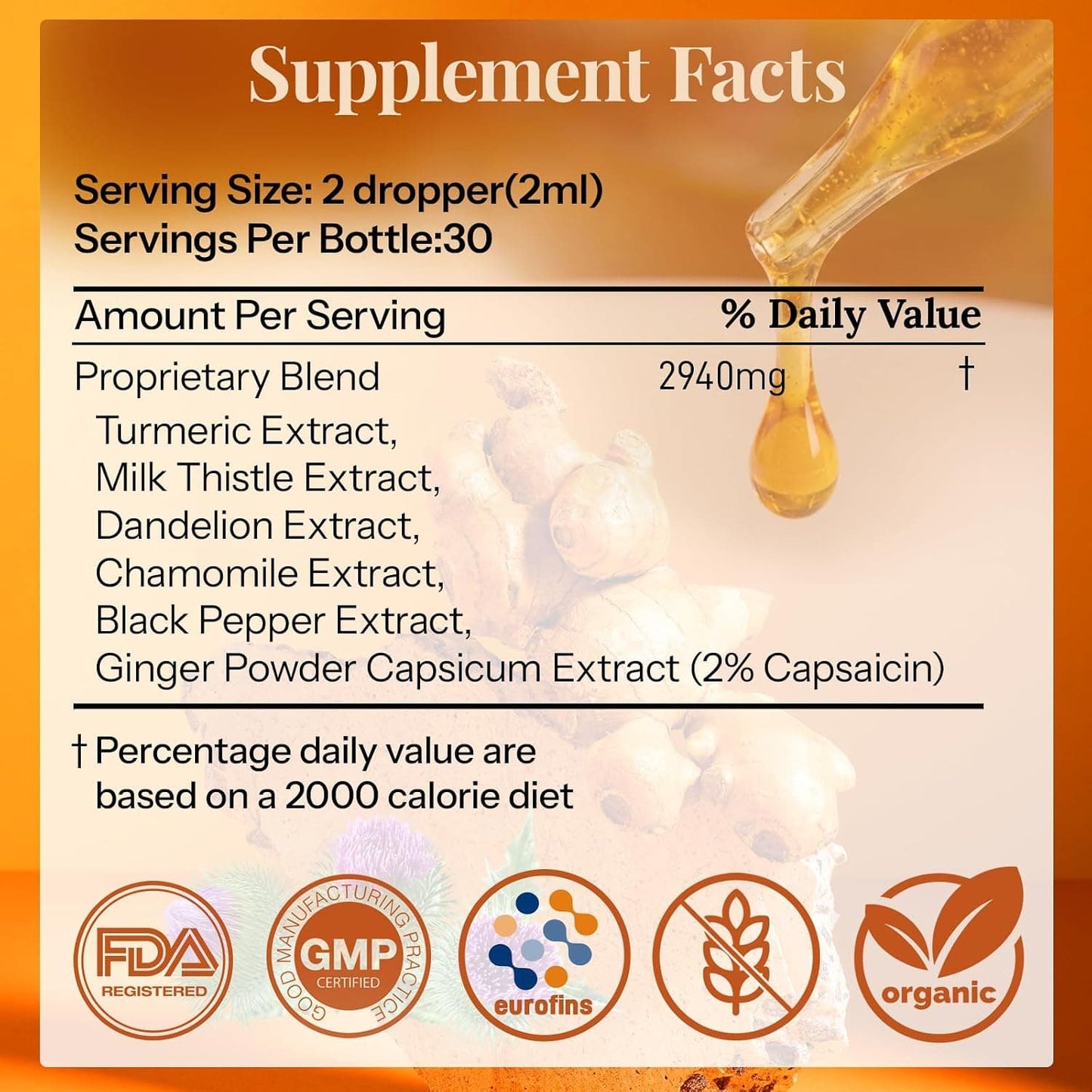 Turmaliv 6 in 1 Turmeric drops